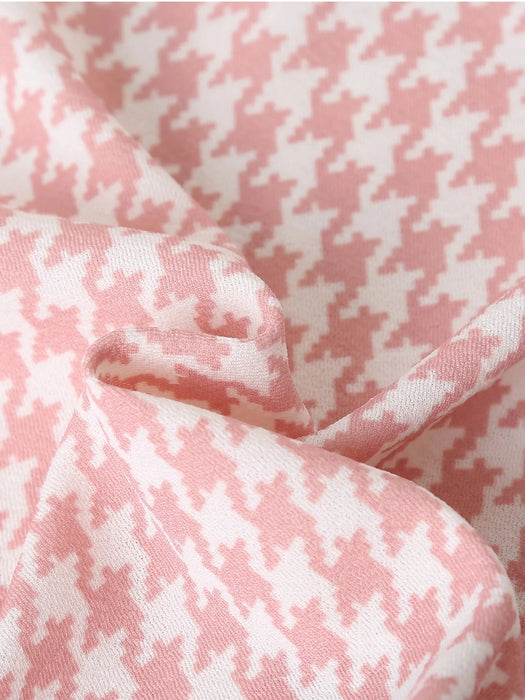 Vestido babydoll de niñas con dobladillo con volante y pata de gallo - Quierox - Tienda Online