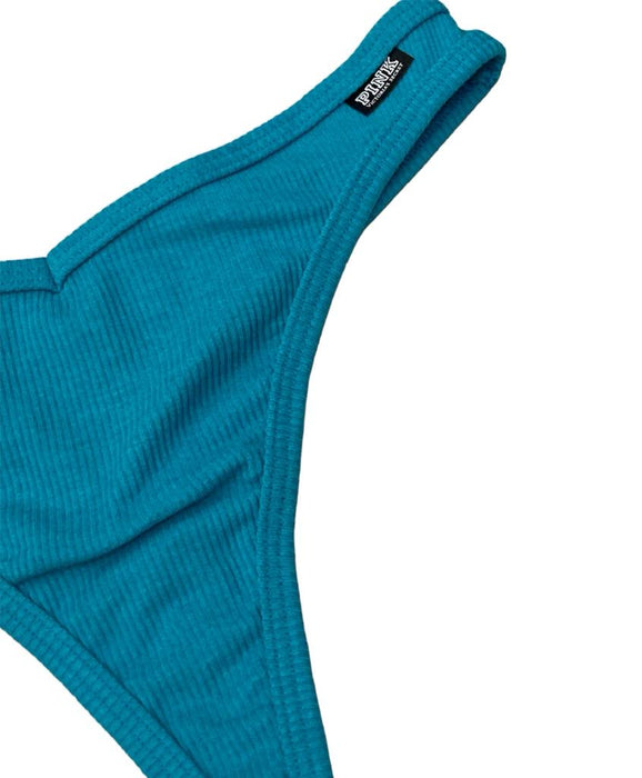 VICTORIA SECRET TANGA DE ALGODÓN CON PIERNA ALTA - Quierox - Tienda Online