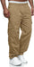 WZIKAI Pantalones cargo para hombre, ajuste relajado, con cordón - Quierox - Tienda Online