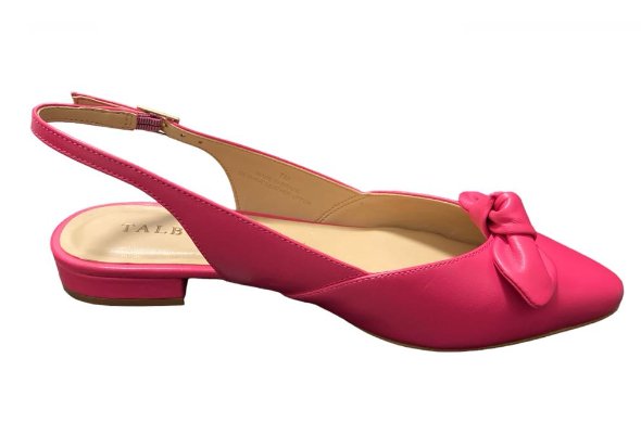 ZAPATOS PLANOS CON TIRA TRASERA DE NAPA Y LAZO EDISON - Quierox - Tienda Online