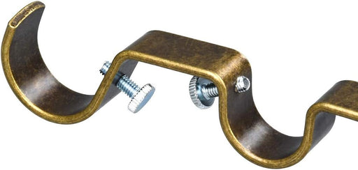 ZHHGTTUY Soportes colgantes para barra de cortina doble, 3 piezas, latón antiguo - Quierox - Tienda Online
